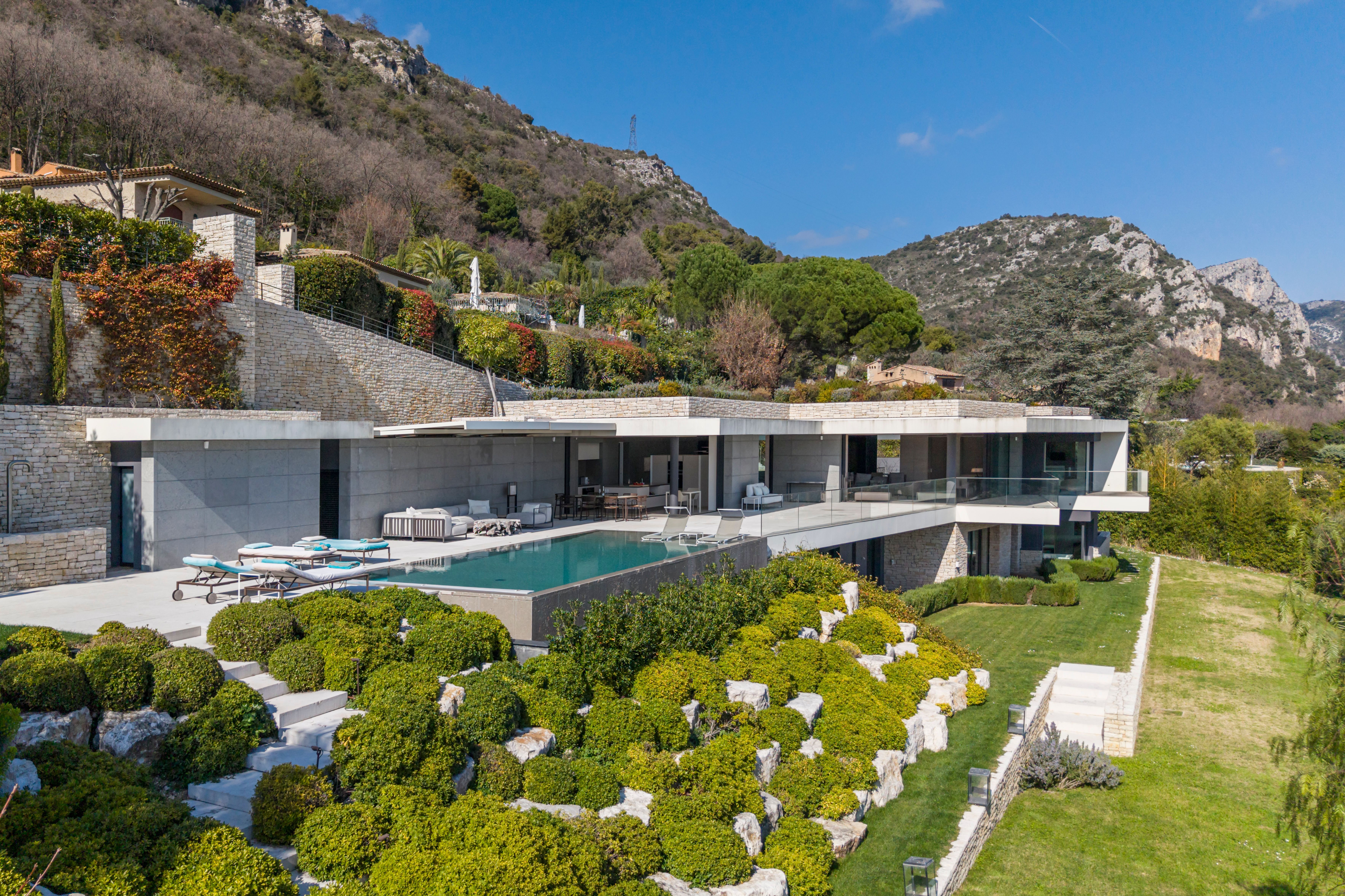 Villa Infinity above the Côte d'Azur in Vence